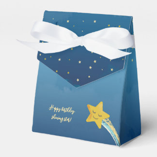 Marine Blauw Gouden Twinkle Kleine Ster Favor Box Bedankdoosjes