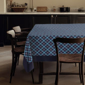 Marine Blauw Picknick Tafelkleed met Klassiek Plak