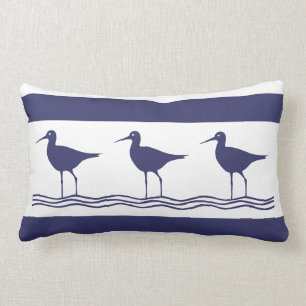 marine BLAUW ZAND PIPER wit KUSSEN kust
