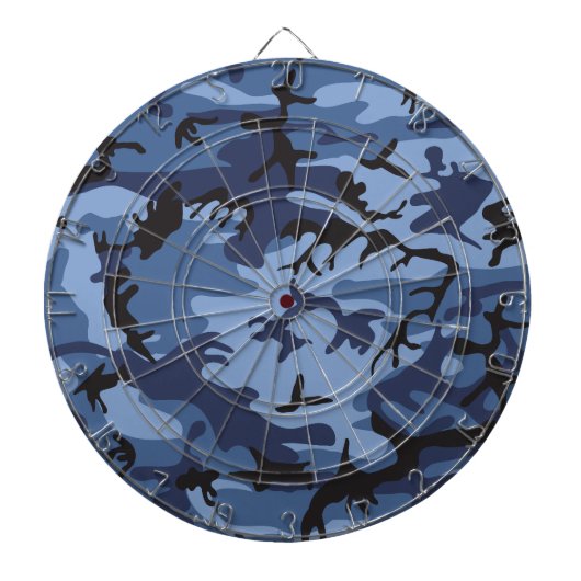 Marine Blauwe Camouflage, Militair, Leger Dartbord (Voorkant)