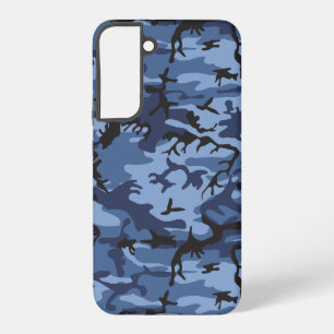 Marine Blauwe Camouflage, Militair, Leger Samsung Galaxy Hoesje