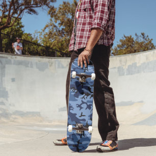 Marine Blauwe Camouflage, Militair, Leger Skateboard