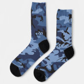 Marine Blauwe Camouflage, Militair, Leger Sokken (Links)