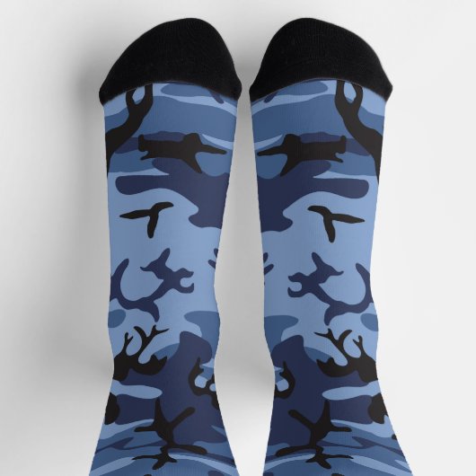 Marine Blauwe Camouflage, Militair, Leger Sokken (Top)