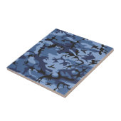 Marine Blauwe Camouflage, Militair, Leger Tegeltje (Zijkant)