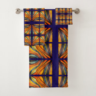 Marine Blauwe Woestijn Inspiratie Bad Handdoek