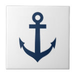 Marine bleu bateau nautique ancre carreaux céramiq<br><div class="desc">Marine bleu bateau ancre carreaux céramique pour cuisine ou salle de bain. carreaux de thème maritime pour décoration intérieure ou comme trivet unique.  Ajoutez votre propre texte ou image personnalisée. Idéal pour des occasions spéciales comme mariage,  anniversaire,  bureau etc. L'ancre du navire pèse!</div>