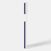 Marine bleu et beige cinq bandes motif (Côté droit)