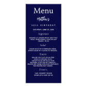 Marine bleu photo amusement faits carte d'annivers (Devant)