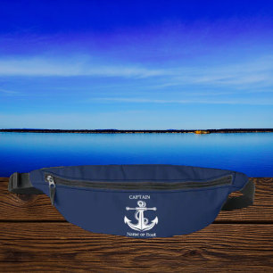 Marine Blue Captain Ancre Nom du bateau nautique