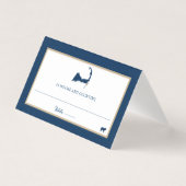 Marine Blue Chatham Cape Cod Mariage assis (Front)