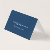 Marine Blue Chatham Cape Cod Mariage assis (Back)