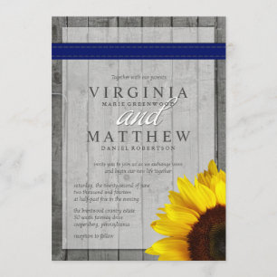 MARINE BLUE & FAIRE-PART DE MARIAGE DE DÉBORDEMENT