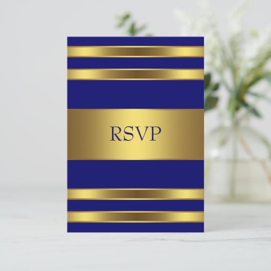 Marine Blue Gold RSVP (Debout devant)