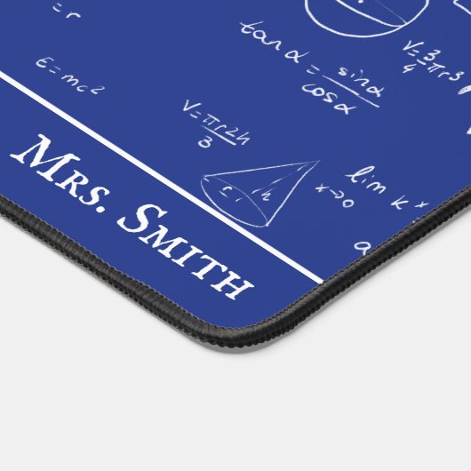 Marine Blue Math Formules équations Enseignant (Coin)