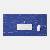 Marine Blue Math Formules équations Enseignant (Clavier et souris)