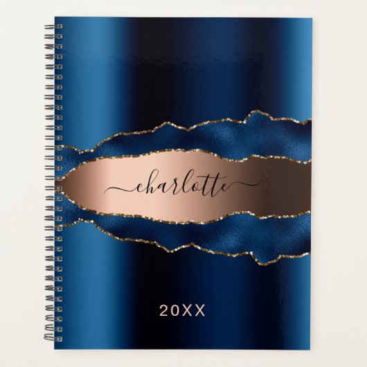 Marine Blue rose or agate marbre nom 2025 (Devant)