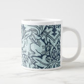 Marine Blue White Rabbit William Morris Coffee Mug (Droite)