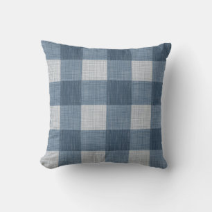 Marine boerderij Buffalo Plaid Kussen