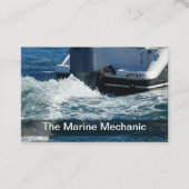 Marine boot monteur en detaillering visitekaartje (Voorkant)