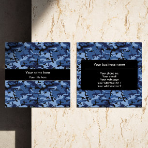 Marine camouflage, Blauwe Camouflage, Militair, Le Vierkante Visitekaartje