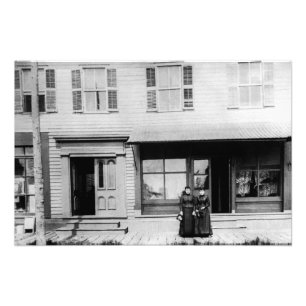 Marine City Hotel on Water Street Marine City MI Foto Afdruk