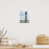 Marine City Lighthouse Poster (Keuken)