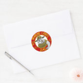 Marine Corp Dad Ronde Sticker (Envelop)