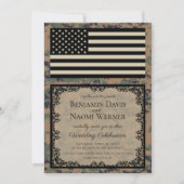 Marine Corps huwelijksuitnodiging Kaart (Voorkant)