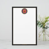 Marine Corps Seal Briefpapier (Staand voorkant)