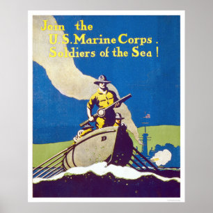 Marine Corps - Soldaten van het Zee! Poster