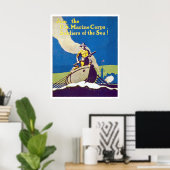 Marine Corps - Soldaten van het Zee! Poster (Thuiskantoor)