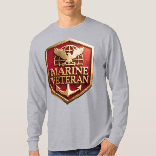 Marine Corps Veteraan Logo Embleem T-shirt