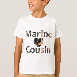 Marine Cousin Heart Camo T-shirt