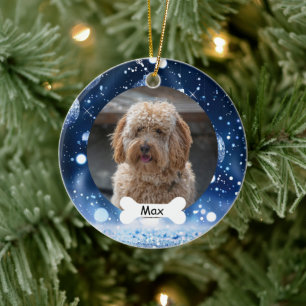 Marine Custom Pet Puppy Dog Foto Keramisch Ornament