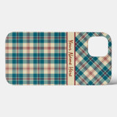 Marine Deep Red Beige Plaid iPhone 6 Coque Xtreme (Verso (horizontal))