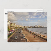 Marine Drive, Mumbai Briefkaart (Voorkant / Achterkant)