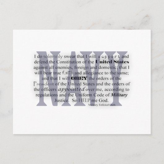 marine eed briefkaart (Voorkant)