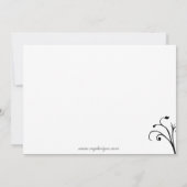 marine élégante Corporate party Invitation (Dos)