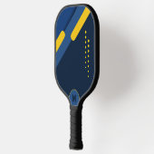 Marine en Goud Gepersonaliseerd Pickleball Paddle (Links)