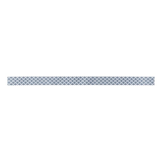 Marine en Witte Circulaire Links Patroonlint Lint (Voorkant)