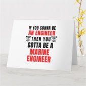 MARINE ENGINEER KAART (Gele Bloem)