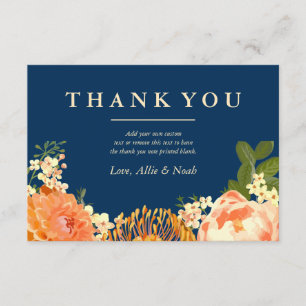 Marine et Merci Floral Orange