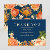 Marine et Merci Floral Orange (Devant / Derrière)