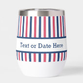 Marine et Red Stripes, américain, patriotique (Arrière)