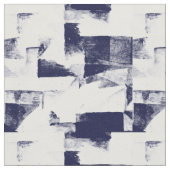 Marine et tissu Abstrait blanc (Fermer)