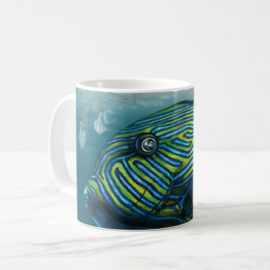 Marine fish - conservation mug koffiemok (Voorkant links)