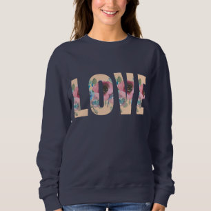 Marine Floral Love Sweatshirt