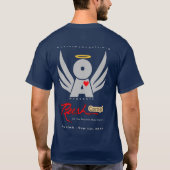 Marine foncée de base RushCamp du T-shirt des (Dos)