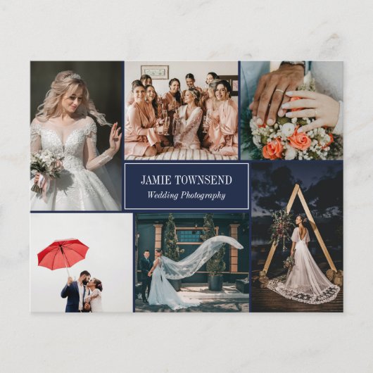 Marine fotocollage professionele fotograaf flyer (Voorkant)